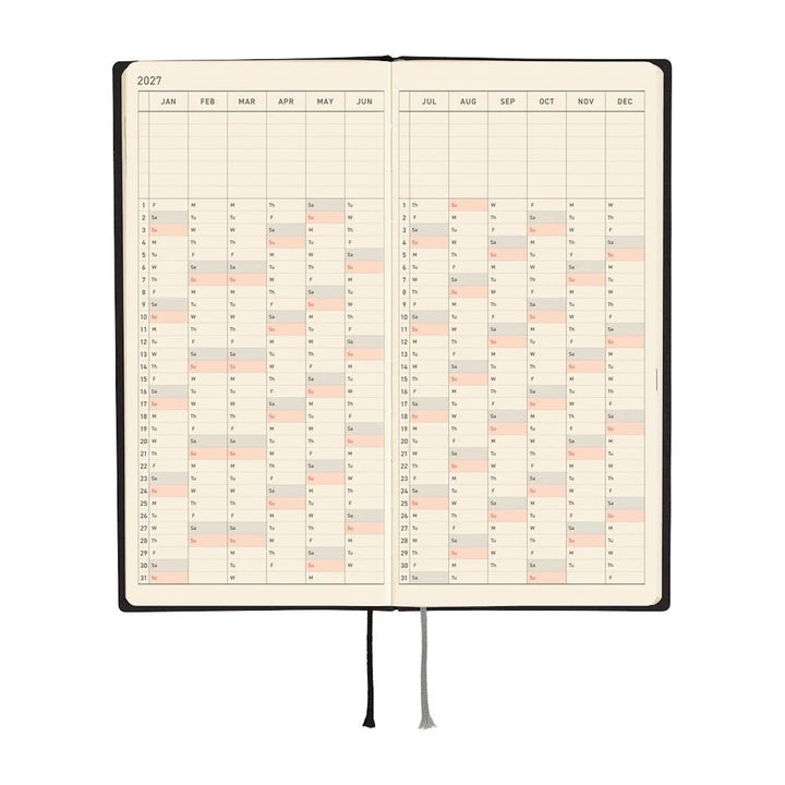 2027 Hobonichi Weeks White Line