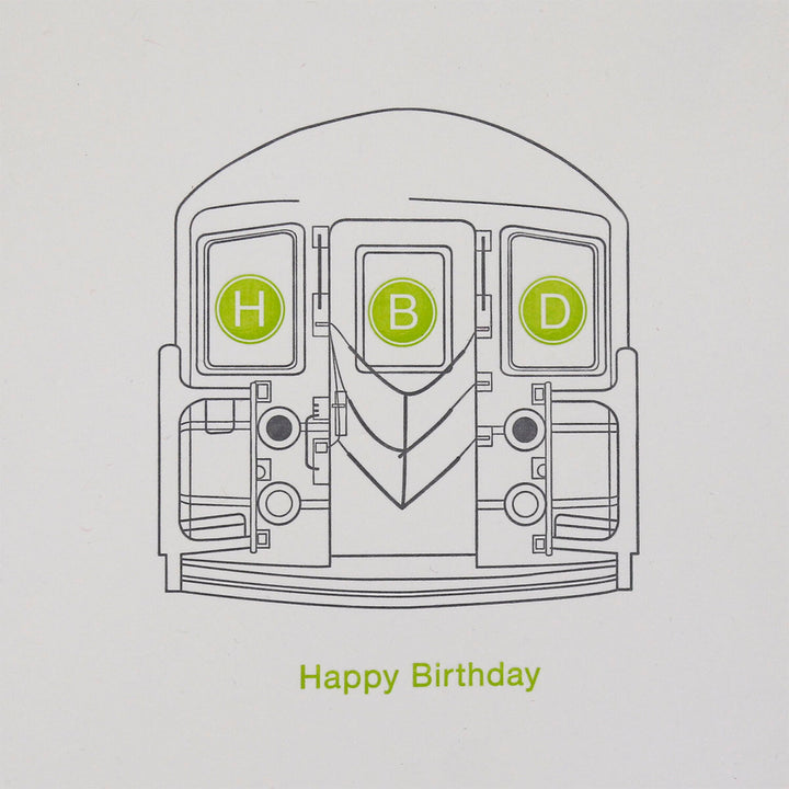 Subway HBD Birthday Card