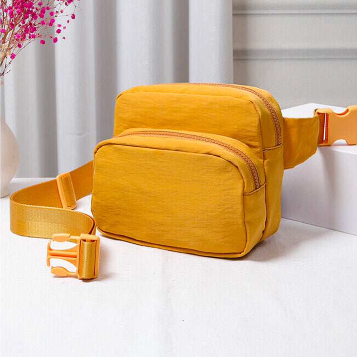 Double Zipper Sling Bag