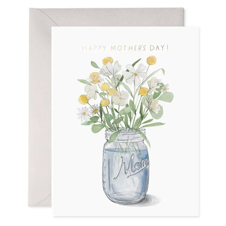Mason Jar Mom Greeting Card