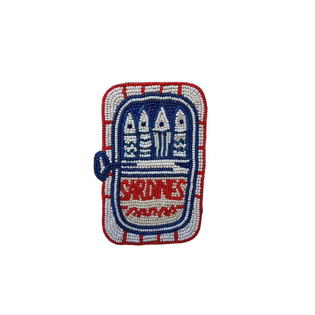 Beaded Sardine Coaster