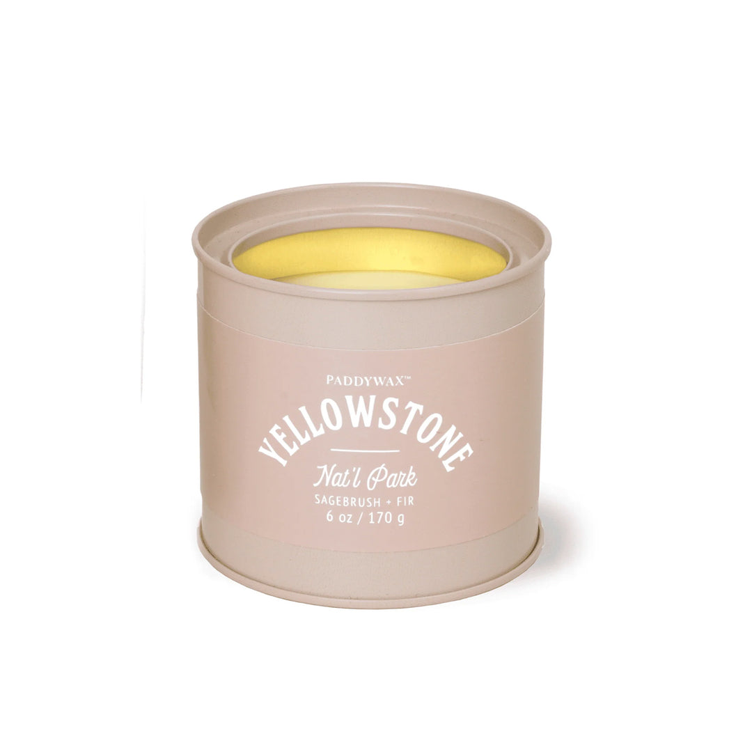 National Parks Tin Candle