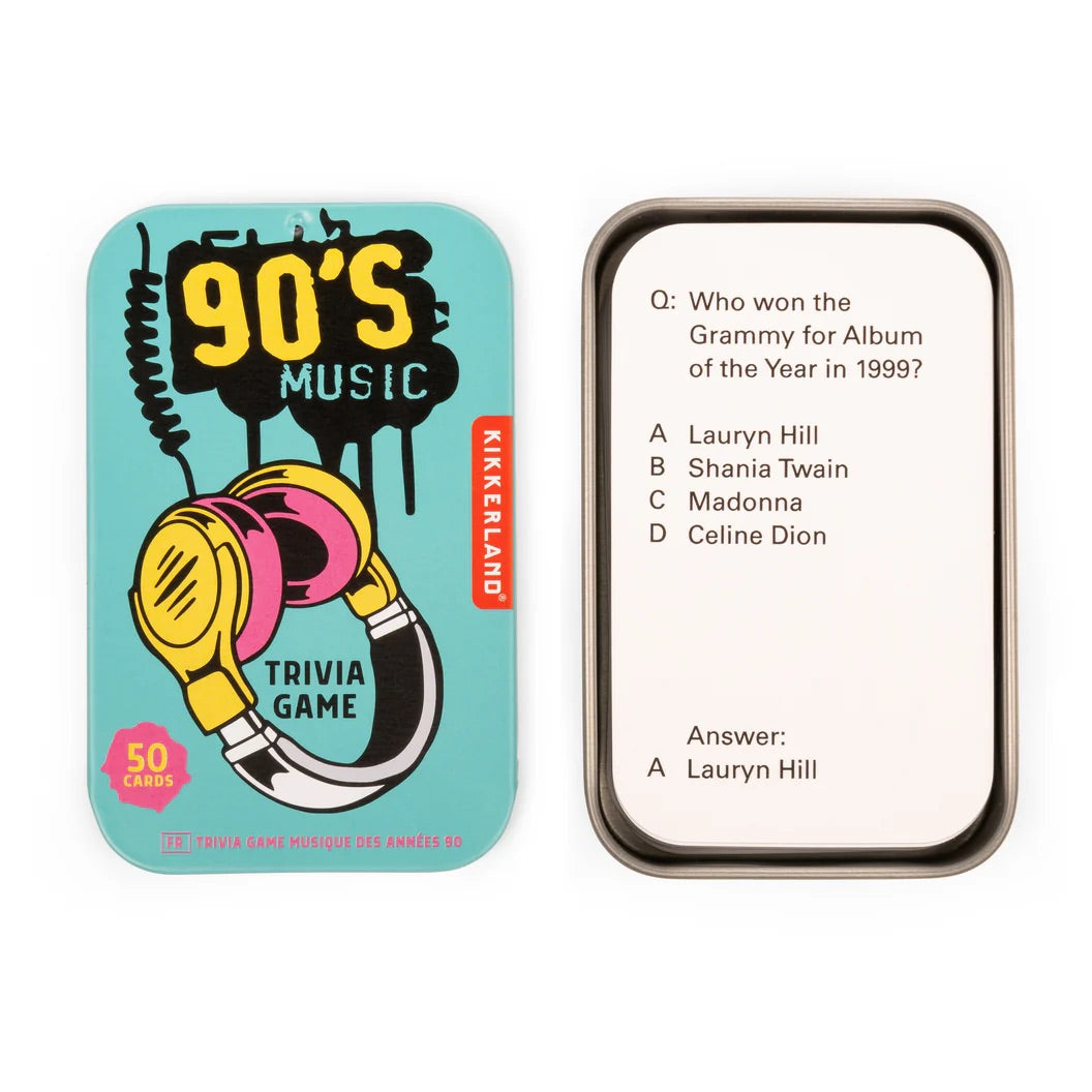 90s Trivia Tin