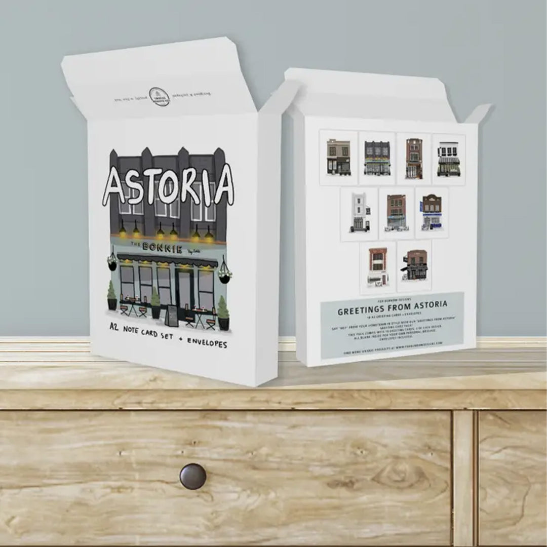 Astoria Shop Fronts Note Cards - Box/ 18