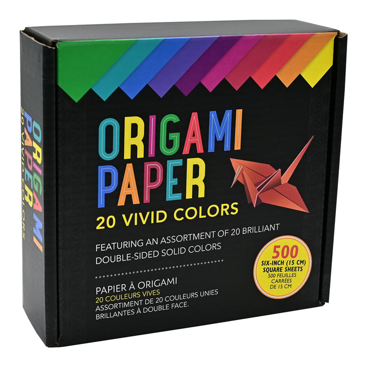 Origami Paper - 500 Sheets/ 20 Colors