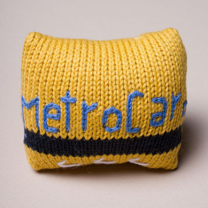 Metro Card Soft Knit Rattle