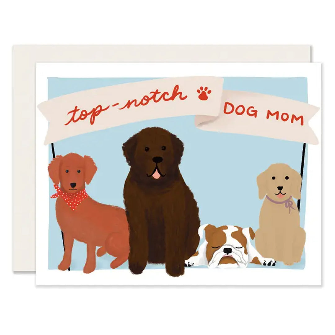 Dog Mom Greeting Card