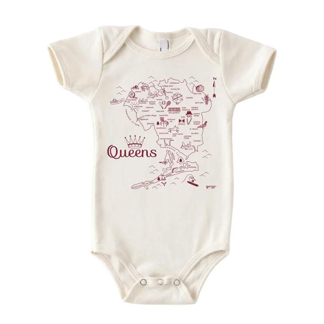 Queens Map Onesie