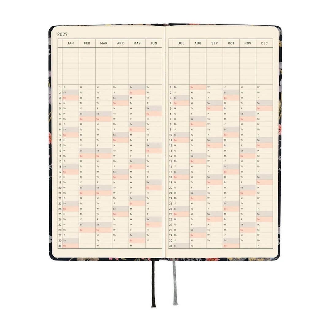 2027 Hobonichi Weeks Liberty Fabrics: Floral Remedy