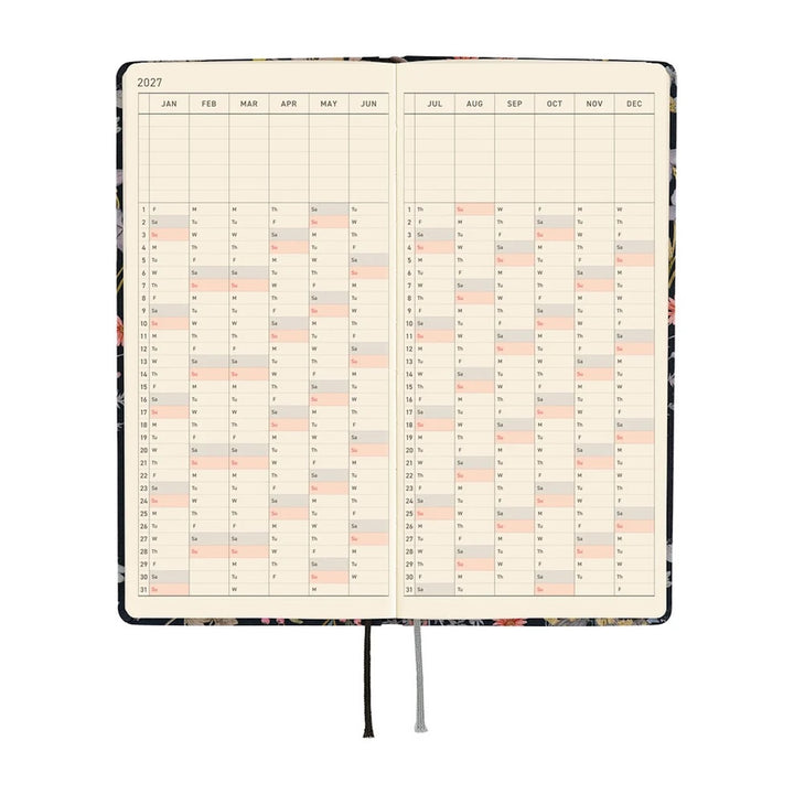 2027 Hobonichi Weeks Liberty Fabrics: Floral Remedy