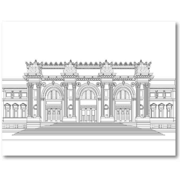 Color NYC Museums! Coloring Book