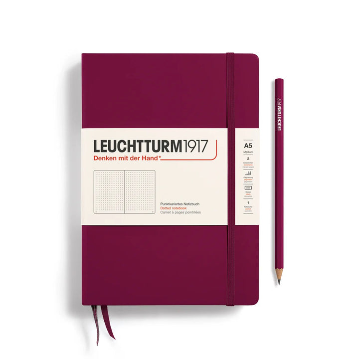LT1917 Medium Port Red Notebook