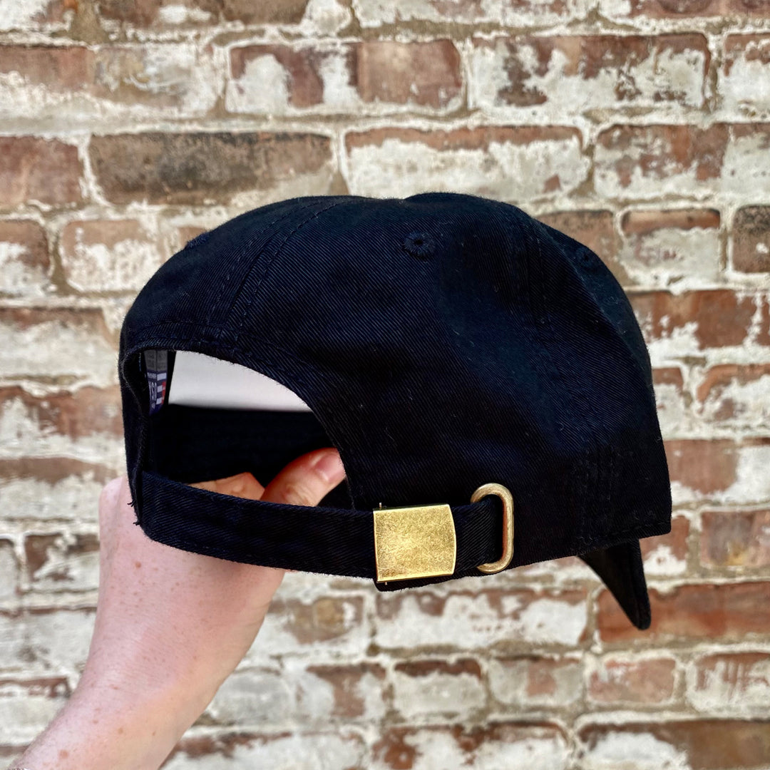 Astoria Arch Hat- Black w/ White