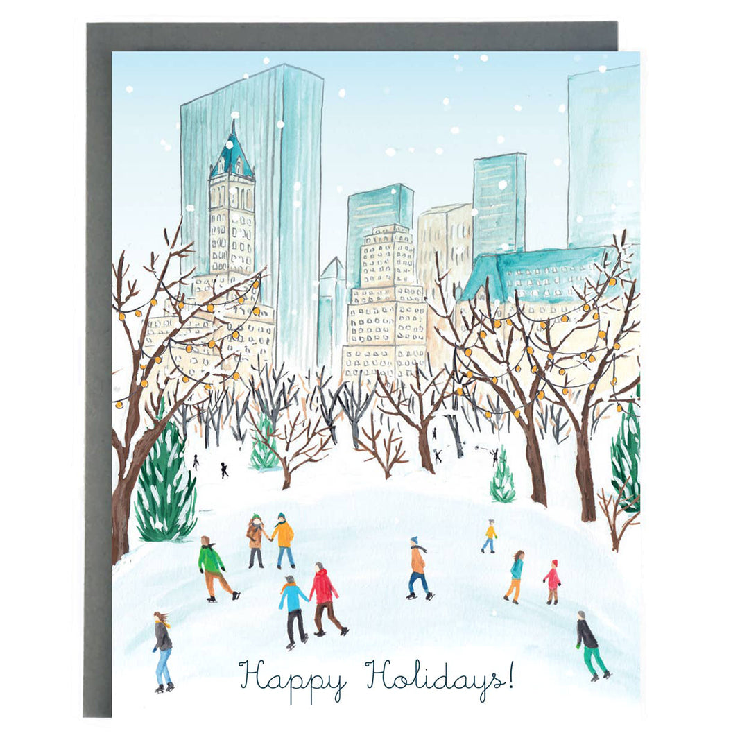 Brockton Village Holiday Card - NYC Central Park Winter