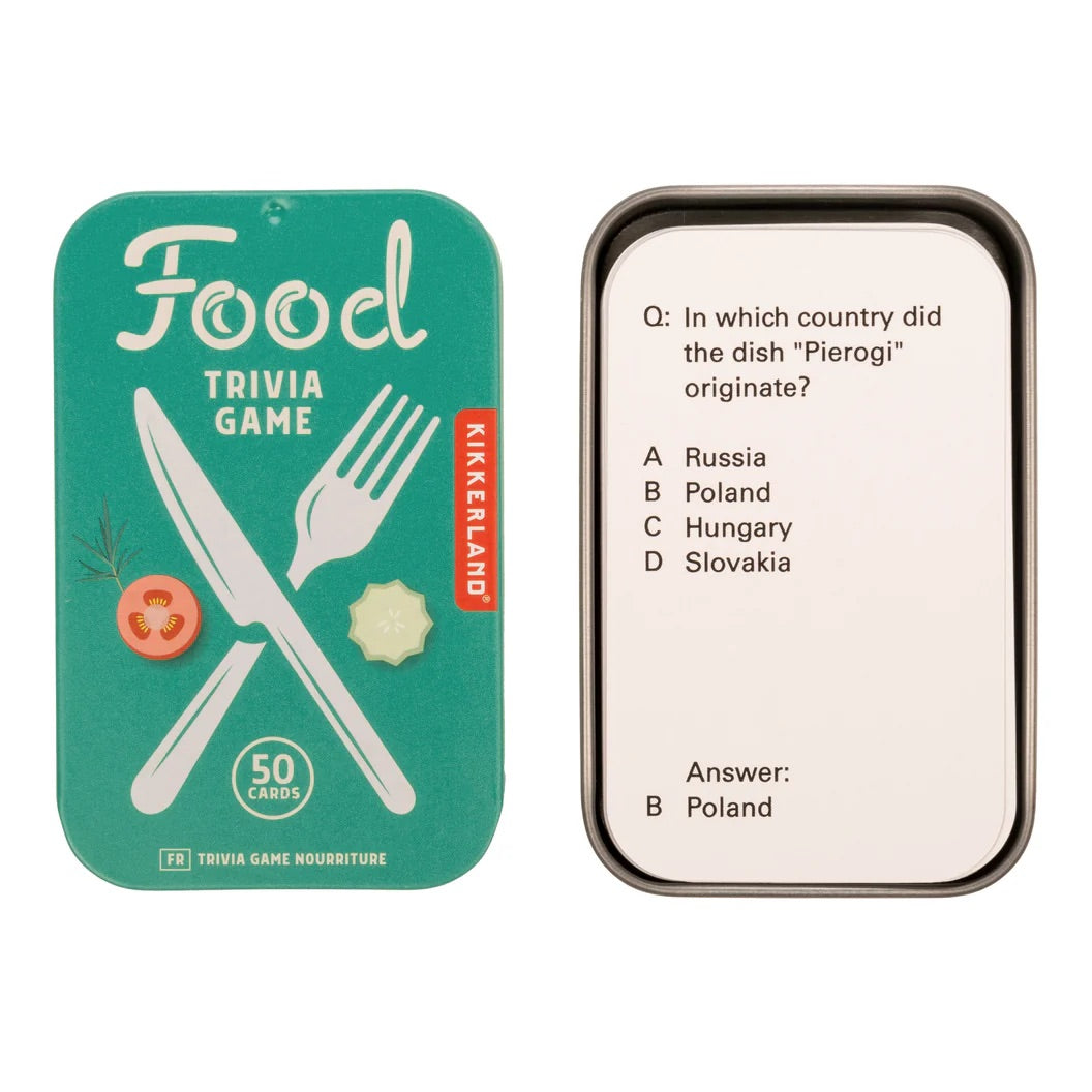 Food Trivia Tin