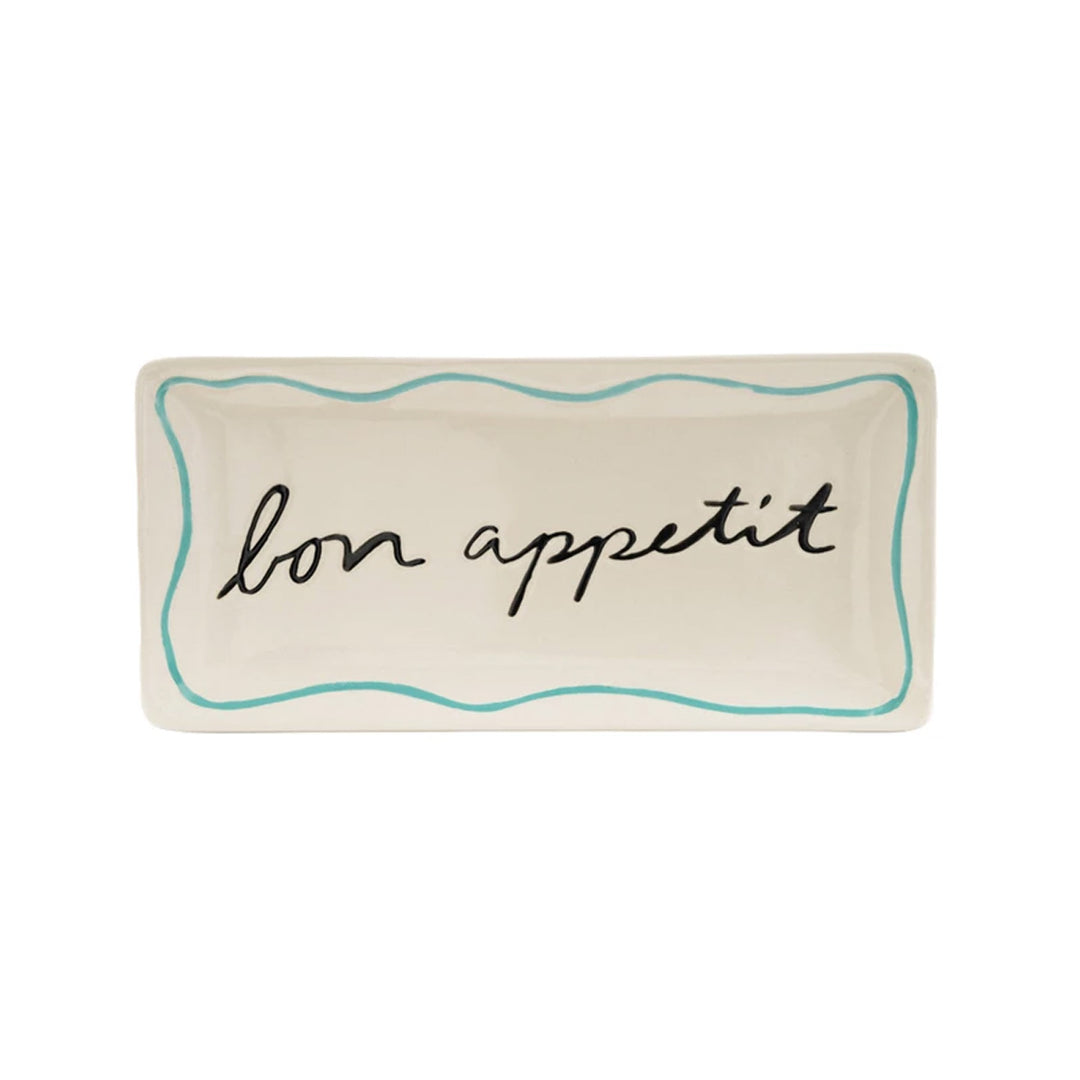 "Bon Appetit" Stoneware Platter