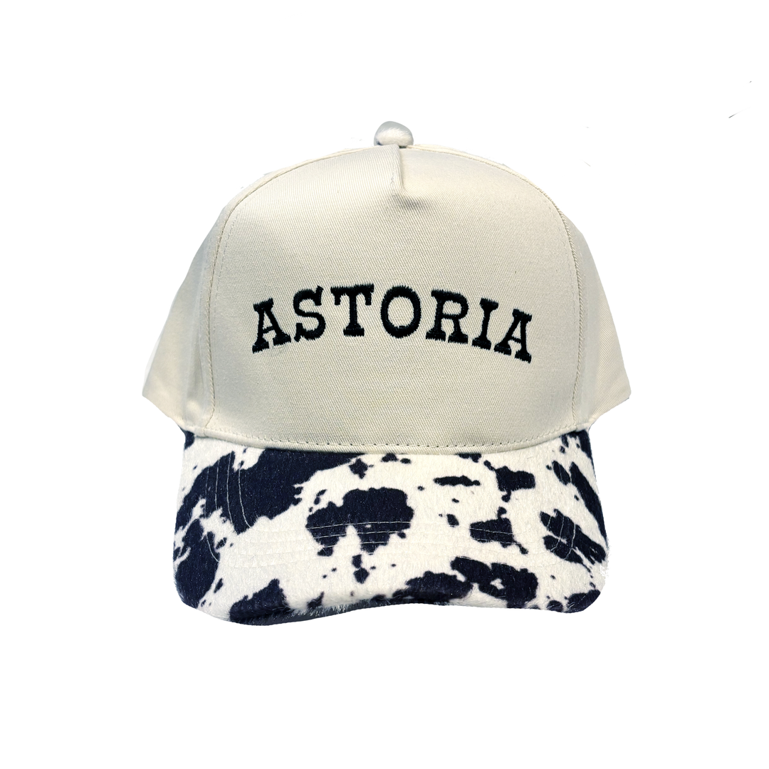 Astoria Hat- Animal Print Two Tone