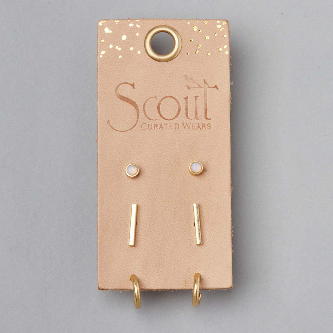 Scarlett Stud Trio