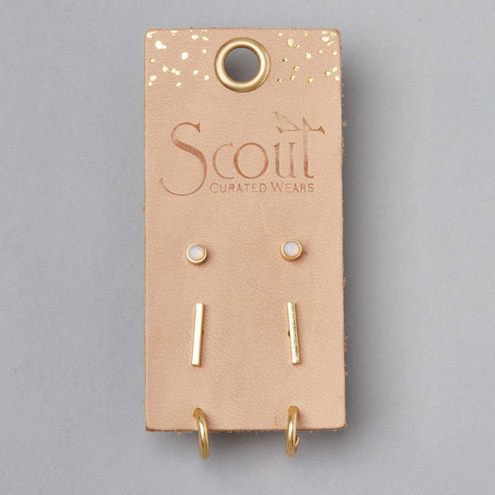Scarlett Stud Trio