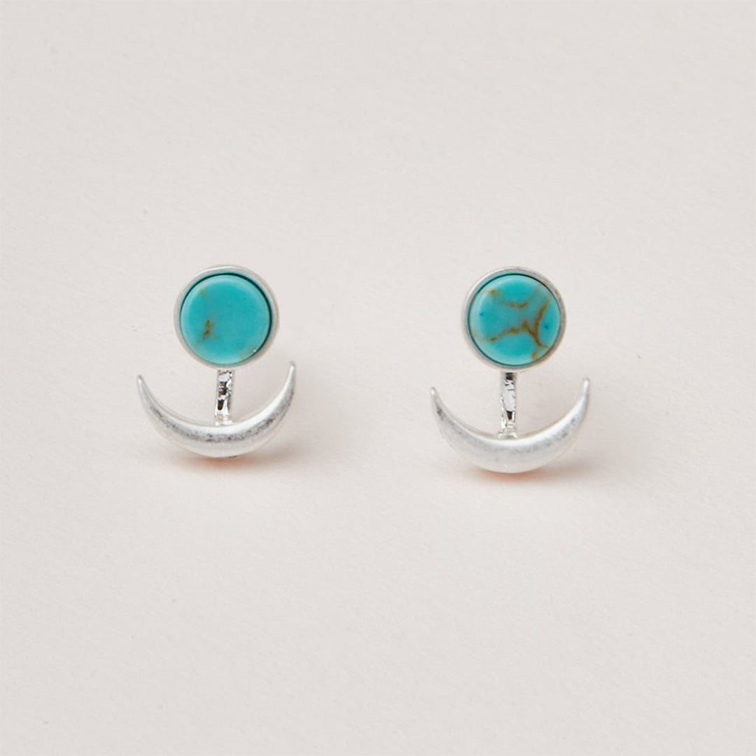 Stone Moon Phase Ear Jacket