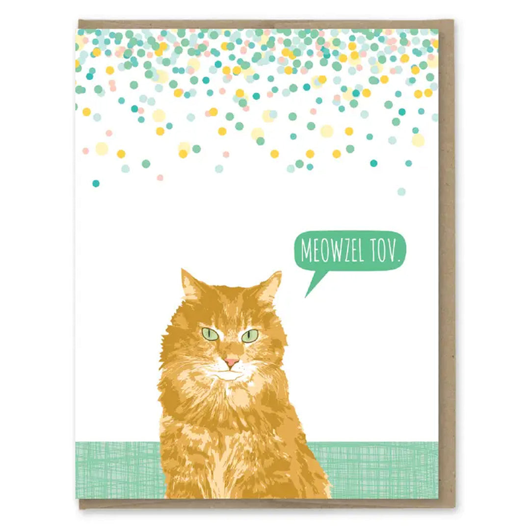 Meowzel Tov Greeting Card