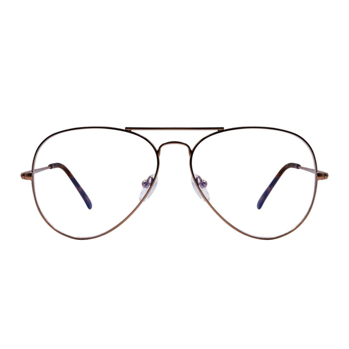 Maverick Blue Light Blocker Glasses - Brown