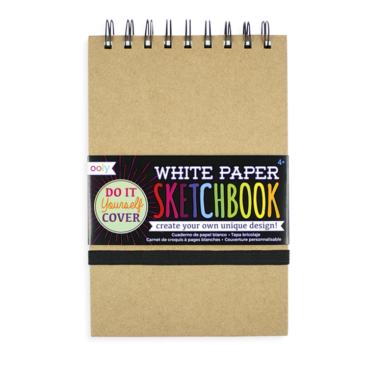 DIY White Paper Sketchbook
