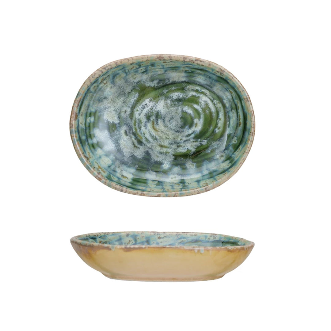 Botanist Embossed Stoneware Dish