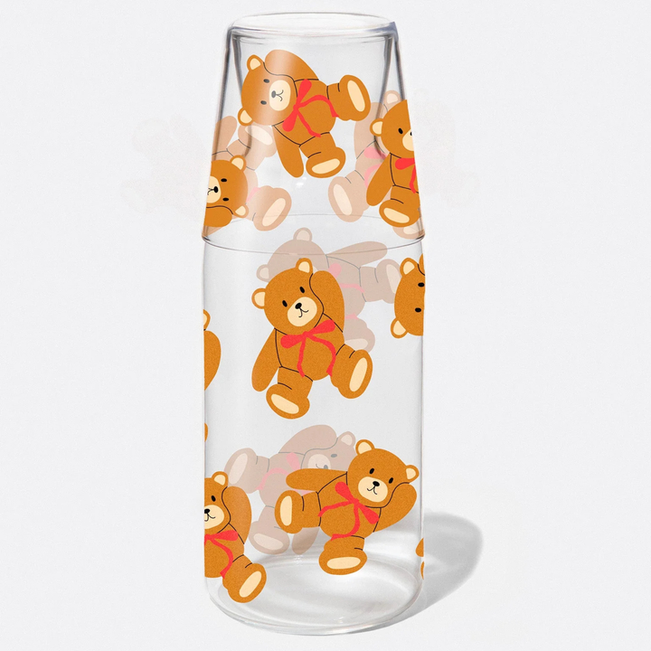 Teddy Carafe &amp; Glass Set