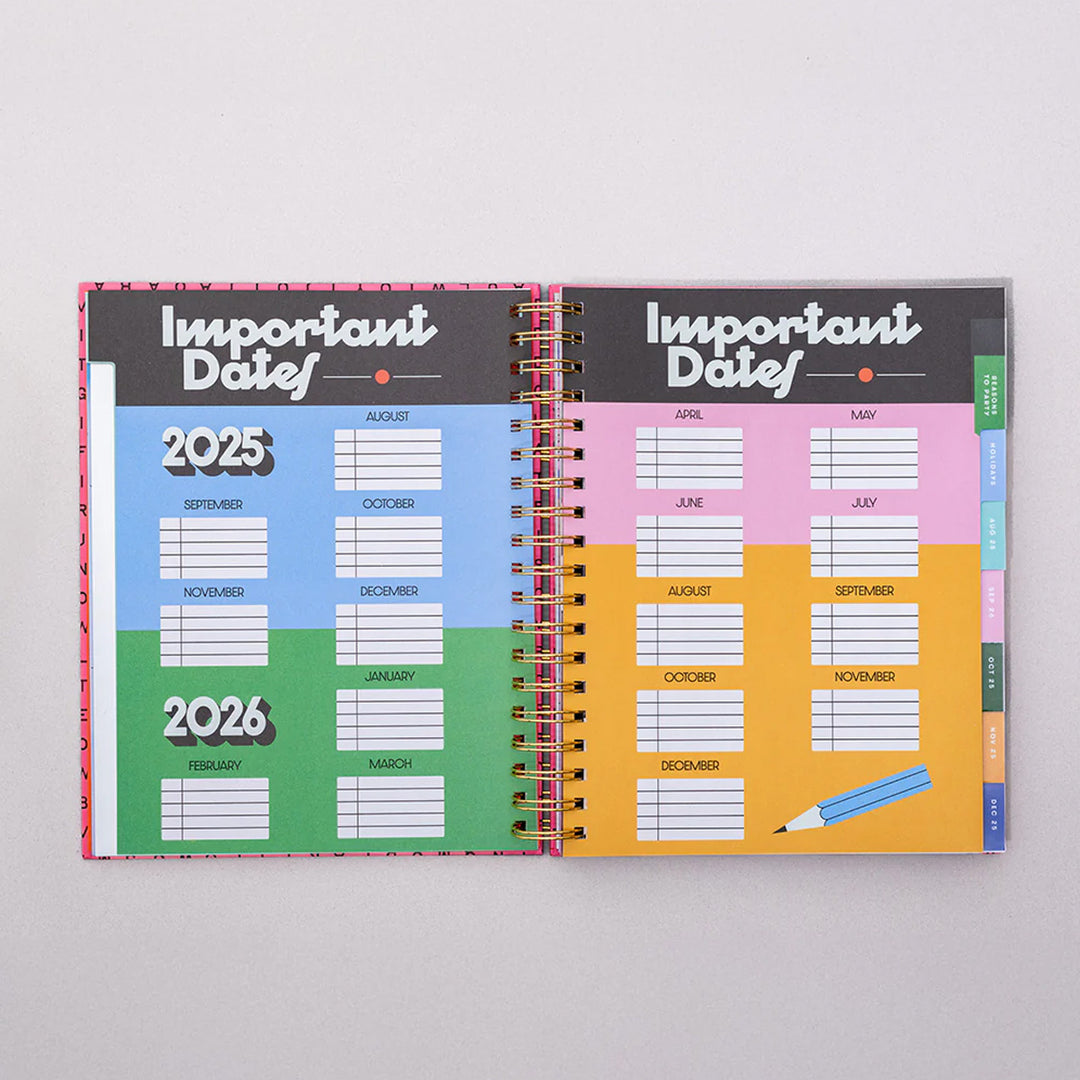 2025-2026 Word Search Lg Planner