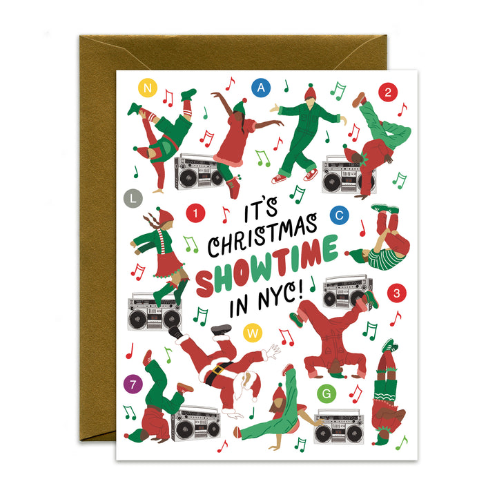 Christmas Showtime in NYC - Box of 8 Cards