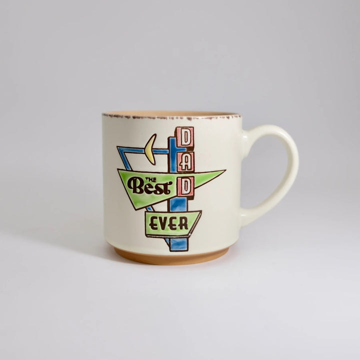 Best Dad Vintage Motel 18oz Mug