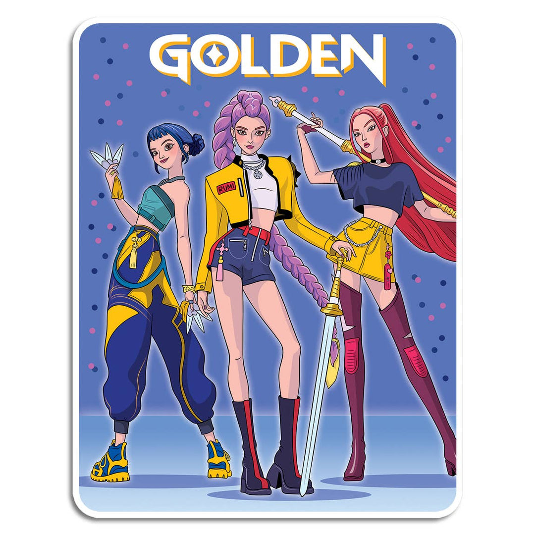 K-Pop DH Golden (Die Cut Sticker)