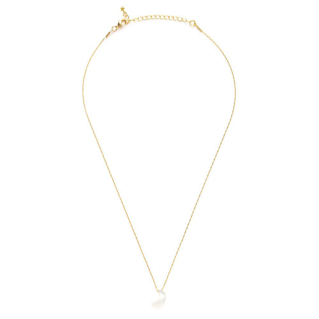 Mother of Pearl Moon Necklace