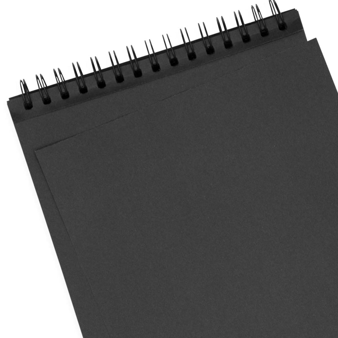 DIY Black Paper Sketchbook