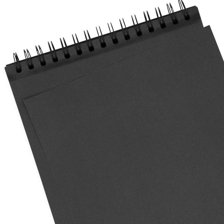 DIY Black Paper Sketchbook