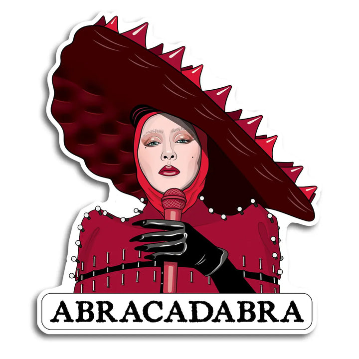 Lady Gaga Abracadabra (Die Cut Sticker)