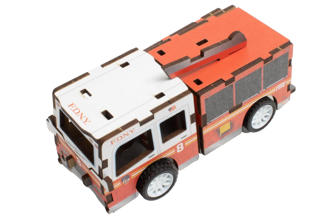 FDNY Truck 3D Wooden Puzzle