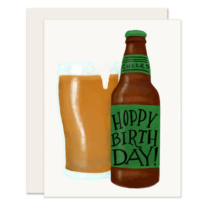 Hoppy Birthday Bottle Greeting Card