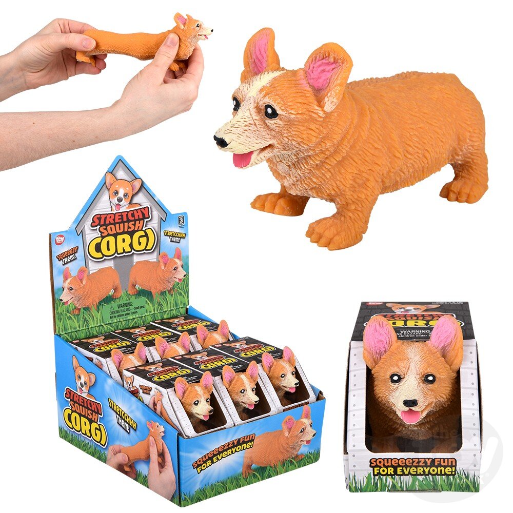 4" Stretchy Squish Corgi