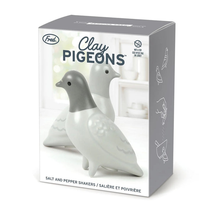 Clay Pigeon Salt &amp; Pepper Shakers
