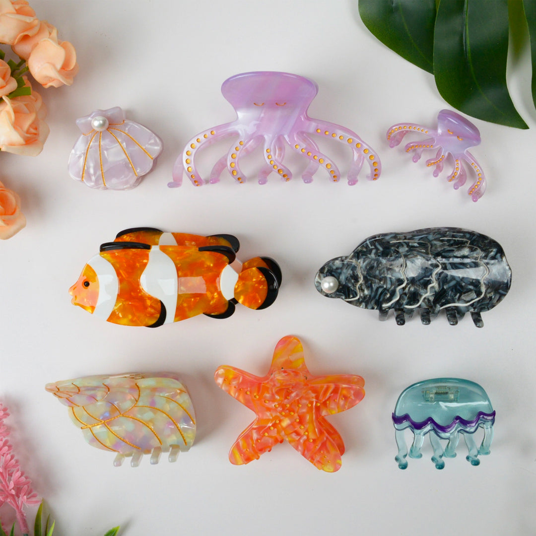 Marine Life Hair Claw