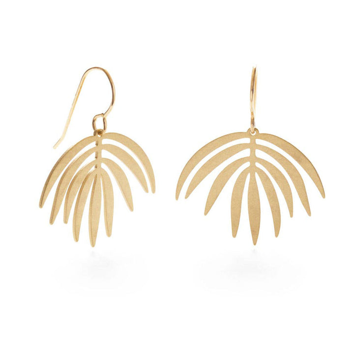 Palm Frond Earrings
