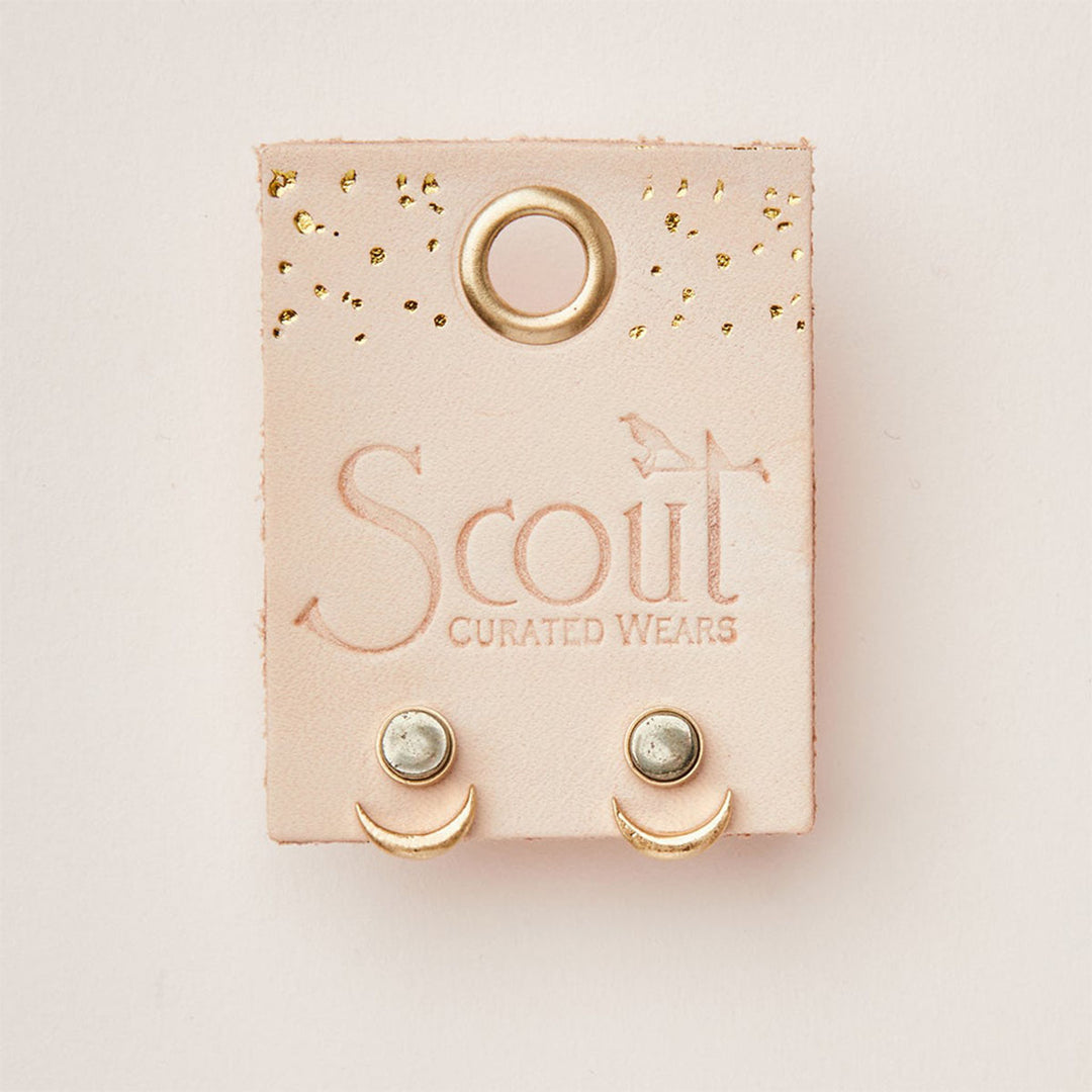 Stone Moon Phase Ear Jacket