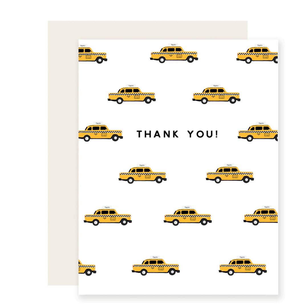 Taxi Thank You Card