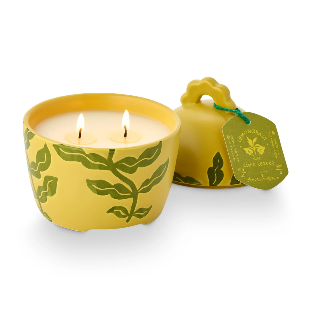 Lidded  Ceramic Candle