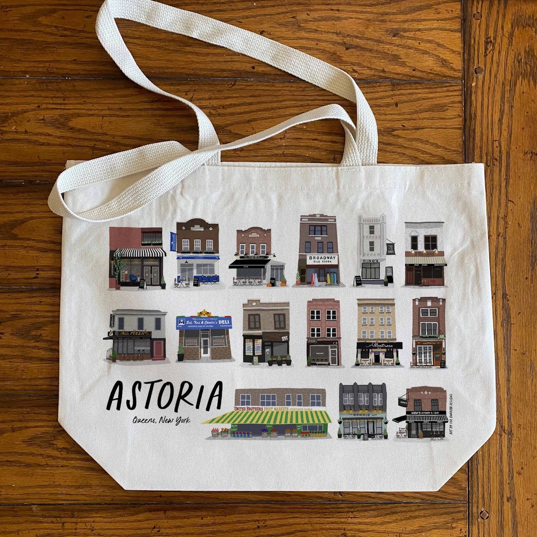 Astoria Shop Fronts Lg Tote (3.0 Design)