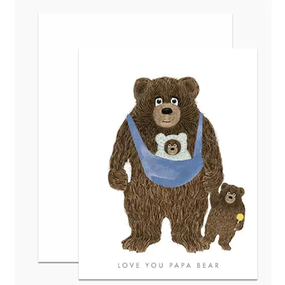 Papa Bear Greeting Card