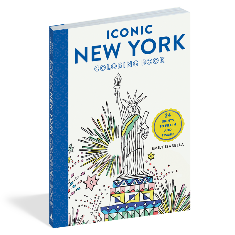 Iconic New York Coloring Book