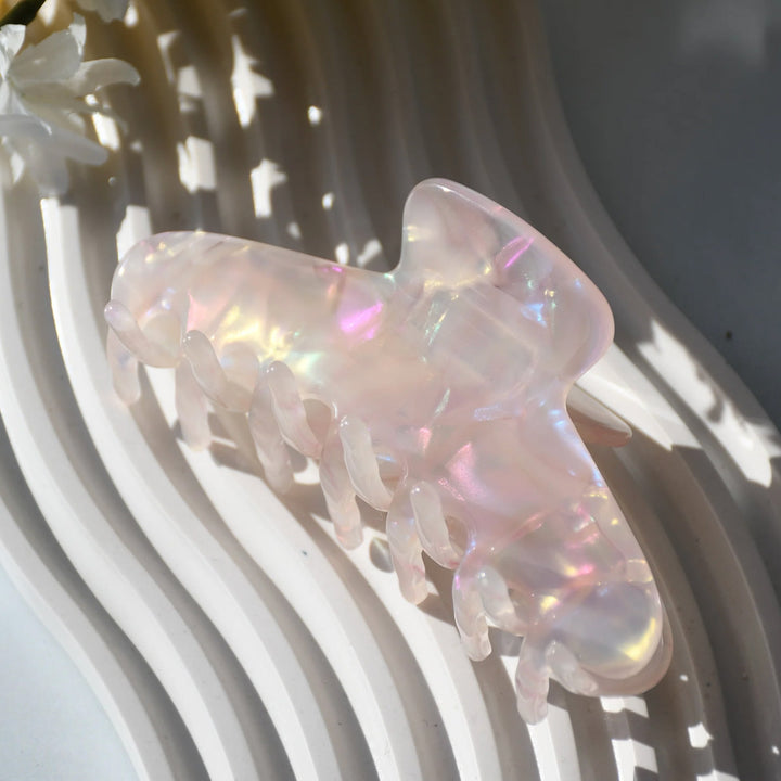 Oval Wave Acetate Hair Claw